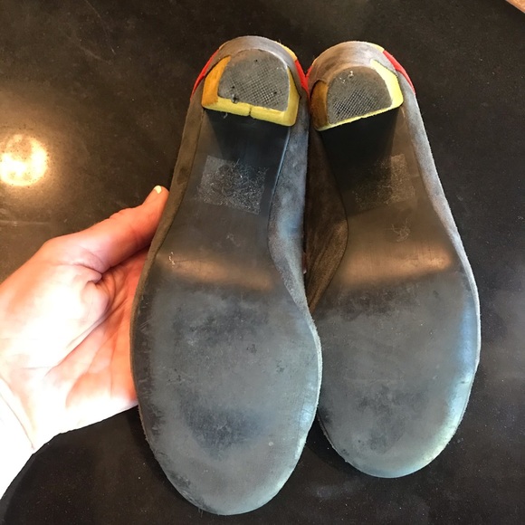 Farylrobin suede color block heels - Picture 10 of 10